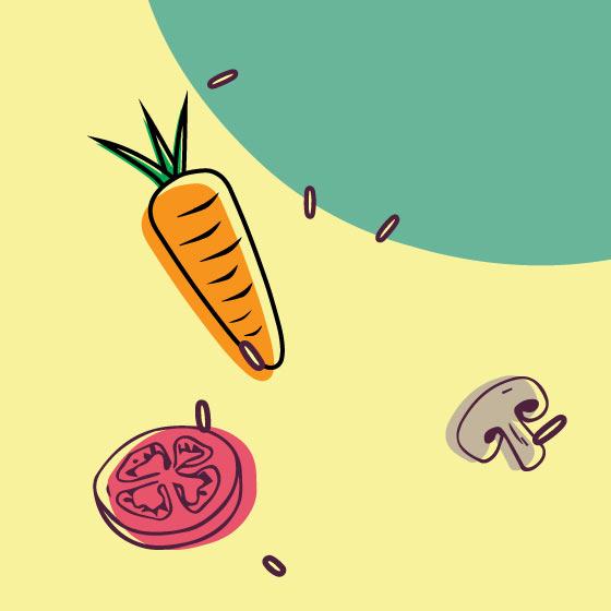 Illustration of food