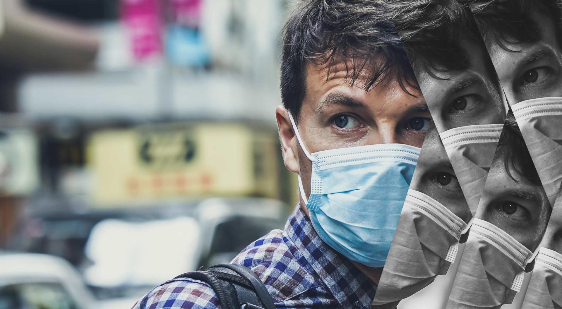 A photo illustration of the mental health toll that the pandemic is taking on individuals