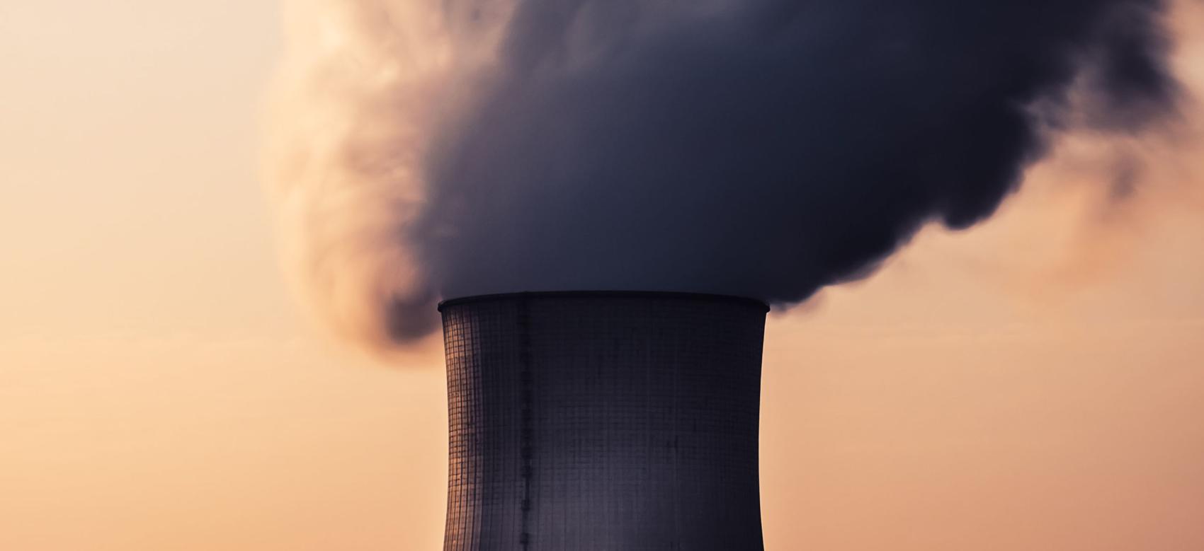 Coal-fired power plant.