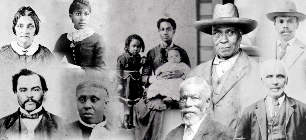 Archival portraits of a number of BC's black pioneers who arrived on Vancouver Island from San Francisco in 1858.